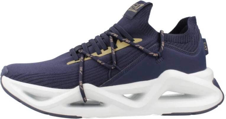 Emporio Armani Infinity Sneakers Blue Heren