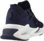 Emporio Armani EA7 Eenvoudige Vetersneakers Blue Heren - Thumbnail 4