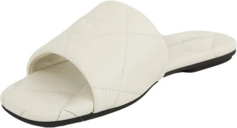 Emporio Armani Ivory Sandal White Dames