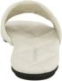 Emporio Armani Gewatteerde leren adelaar sandalen Beige Dames - Thumbnail 12