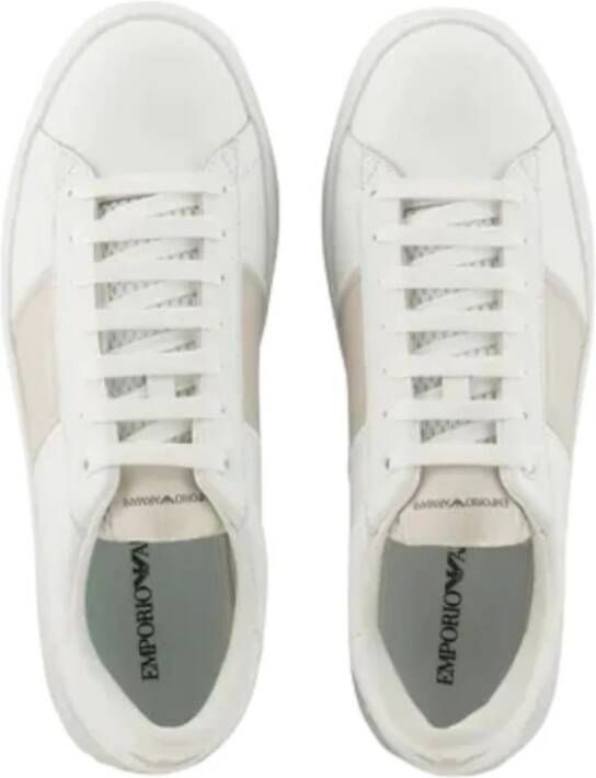 Emporio Armani Lage Sneakers Beige Heren