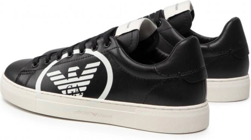 Emporio Armani Lage Sneakers Black Heren