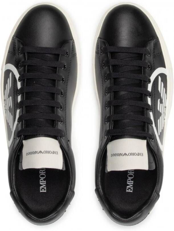 Emporio Armani Lage Sneakers Black Heren