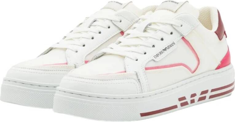 Emporio Armani Lage Sneakers White Dames