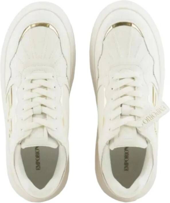 Emporio Armani Lage Sneakers White Dames