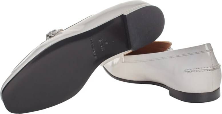 Emporio Armani Lakleren dames loafers White Dames