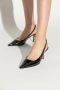 Emporio Armani Leren hoge hakken Black Dames - Thumbnail 2