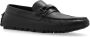 Emporio Armani Leren Loafers Black Heren - Thumbnail 4