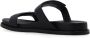 Emporio Armani Leather slides with logo Zwart Dames - Thumbnail 5