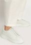 Emporio Armani Witte Leren Sneakers Logodetail Rubberen Zool White Dames - Thumbnail 5