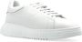 Emporio Armani Witte Leren Sneakers Logodetail Rubberen Zool White Dames - Thumbnail 7