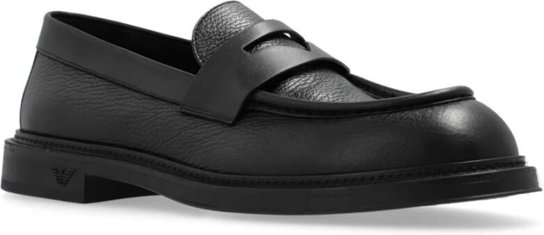 Emporio Armani Loafers schoenen Black Heren