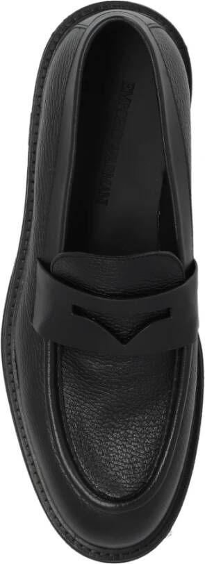 Emporio Armani Loafers schoenen Black Heren