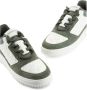 Emporio Armani Logo-Debossed Panelled Sneakers Green Heren - Thumbnail 4