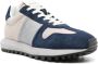 Emporio Armani Mesh Panel Sneakers Blue Heren - Thumbnail 2