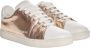 Emporio Armani Moderne Metallic Sneakers voor Vrouwen Yellow Dames - Thumbnail 3