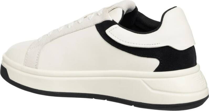 Emporio Armani Multicolor Vetersluiting Sneakers White Dames