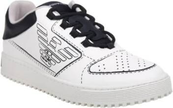 Emporio Armani Off-White Black Sneaker White Heren