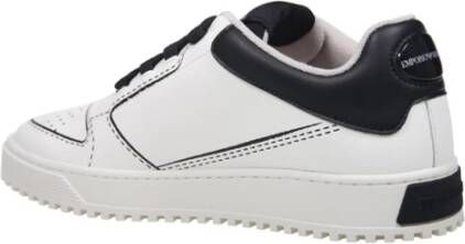 Emporio Armani Off-White Black Sneaker White Heren