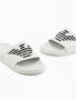 Emporio Armani Damesband Slippers Lente Zomer Collectie White Heren - Thumbnail 8