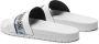 Emporio Armani Platte PVC Logo Sandalen Wit White Heren - Thumbnail 4