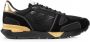 Emporio Armani Heren Sneakers Zwart Leder Polyester Mix Black Heren - Thumbnail 3