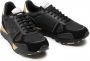 Emporio Armani Heren Sneakers Zwart Leder Polyester Mix Black Heren - Thumbnail 6