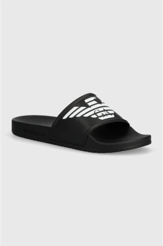 Emporio Armani Sliders Black Heren