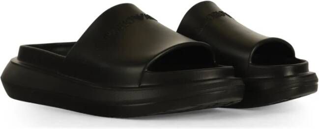 Emporio Armani Sliders Black Heren