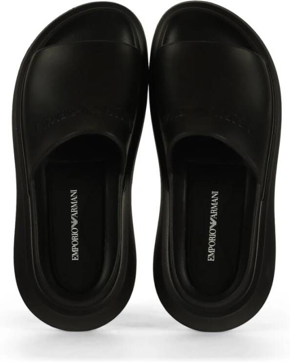 Emporio Armani Sliders Black Heren