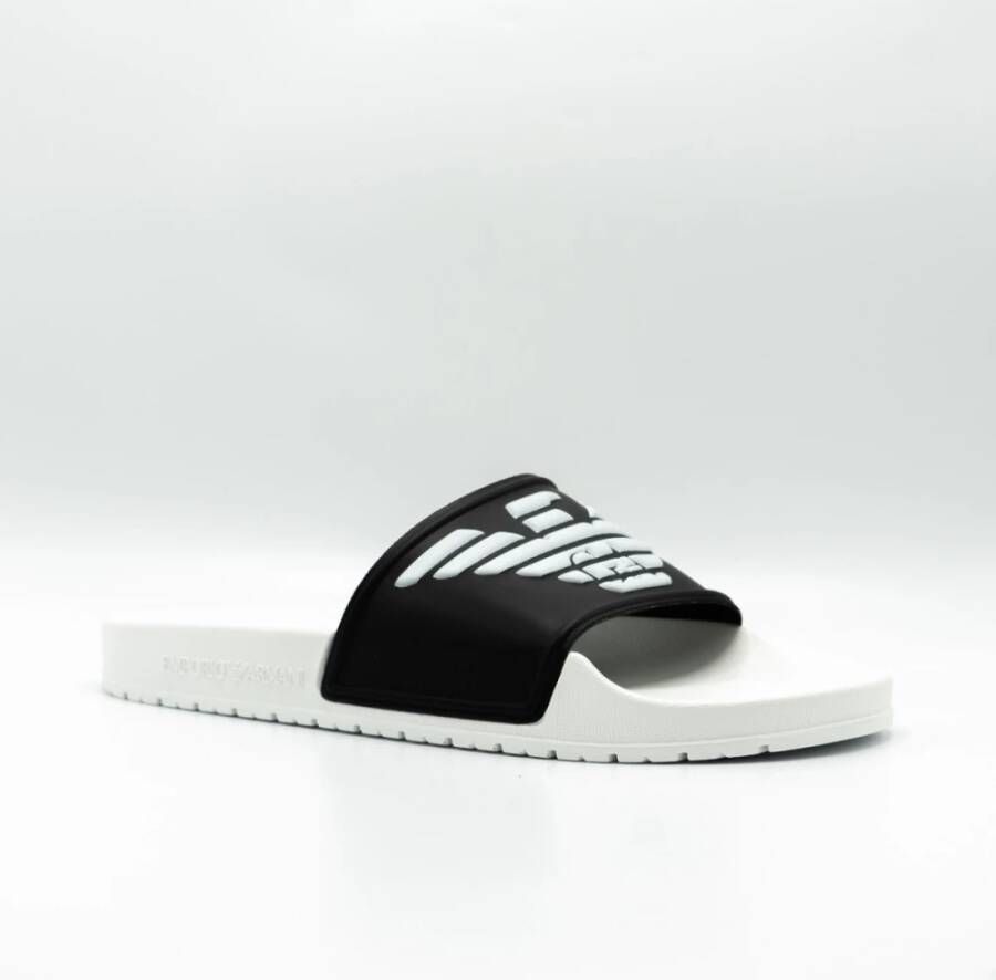 Emporio Armani Sliders Zwart Heren