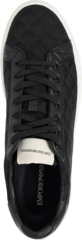 Emporio Armani Stijlvolle Veterschoenen Black Heren