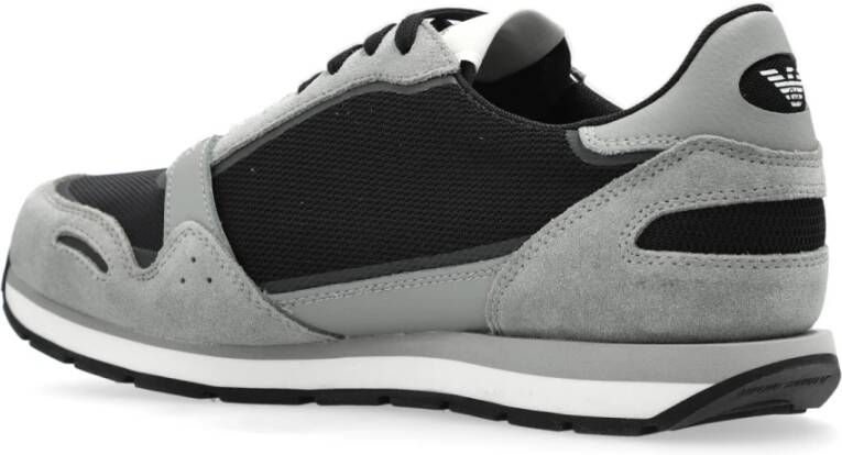 Emporio Armani Sneakers met logo Gray Heren