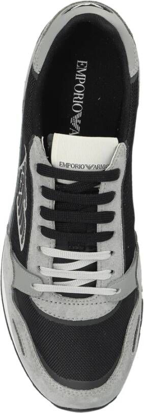 Emporio Armani Sneakers met logo Gray Heren