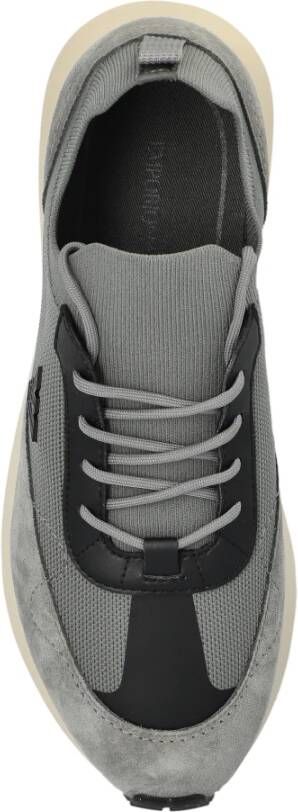 Emporio Armani Sneakers met logo Gray Heren