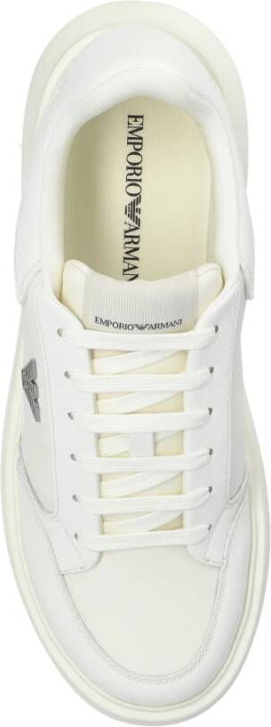 Emporio Armani Sneakers met logo White Heren