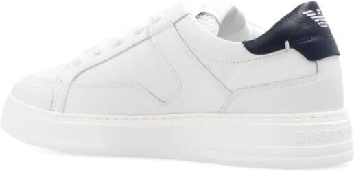 Emporio Armani Sneakers met logo Wit Heren