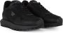 Emporio Armani Sneakers van leer en technische stof Black Heren - Thumbnail 4