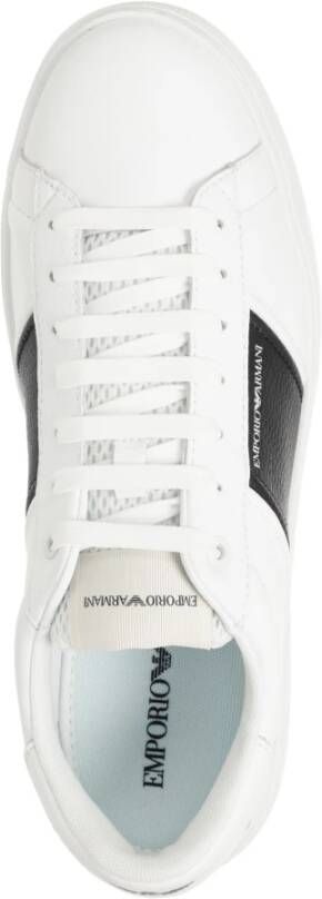 Emporio Armani Casual Veterschoenen White Heren