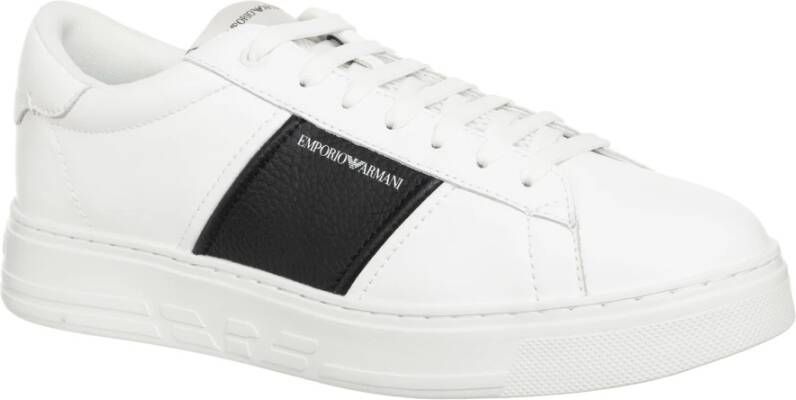 Emporio Armani Casual Veterschoenen White Heren