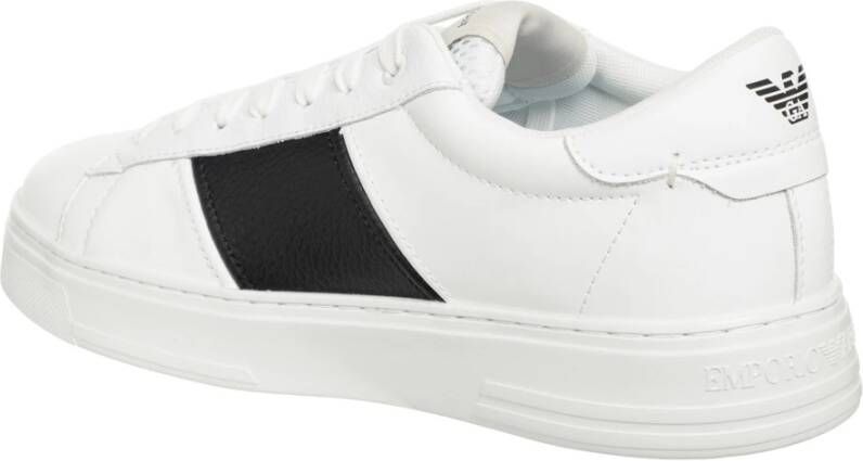 Emporio Armani Casual Veterschoenen White Heren