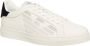 Emporio Armani Leren Vetersluiting Sneakers Effen Patroon White Heren - Thumbnail 3