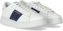 Emporio Armani Leren Heren Sneakers Stijlvol en Comfortabel White Heren - Thumbnail 3