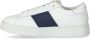Emporio Armani Leren Heren Sneakers Stijlvol en Comfortabel White Heren - Thumbnail 4