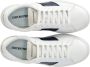 Giorgio Armani Logo Sneakers van Glad Leer White Heren - Thumbnail 9