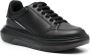 Emporio Armani Zwarte Leren Sneakers met Contrasterend Logo Black Heren - Thumbnail 2