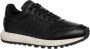 Emporio Armani Leren Vetersluiting Sneakers Black Heren - Thumbnail 3