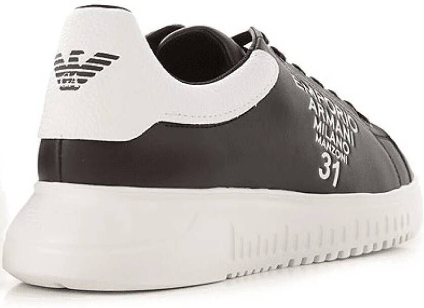 Emporio Armani Sneakers Zwart Heren