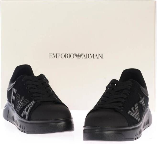 Emporio Armani sneakers Zwart Heren