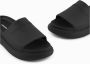 Emporio Armani Sportieve Heren Slippers Comfortabele EVA Binnenzool Black Heren - Thumbnail 5